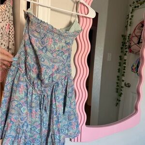 Hollister Romper in Blue and Pink